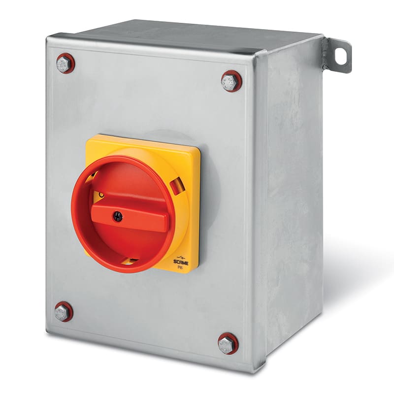 SCAME PARRE - ISOLATORS IN ACCIAIO 16A 8 POLI EMERG.