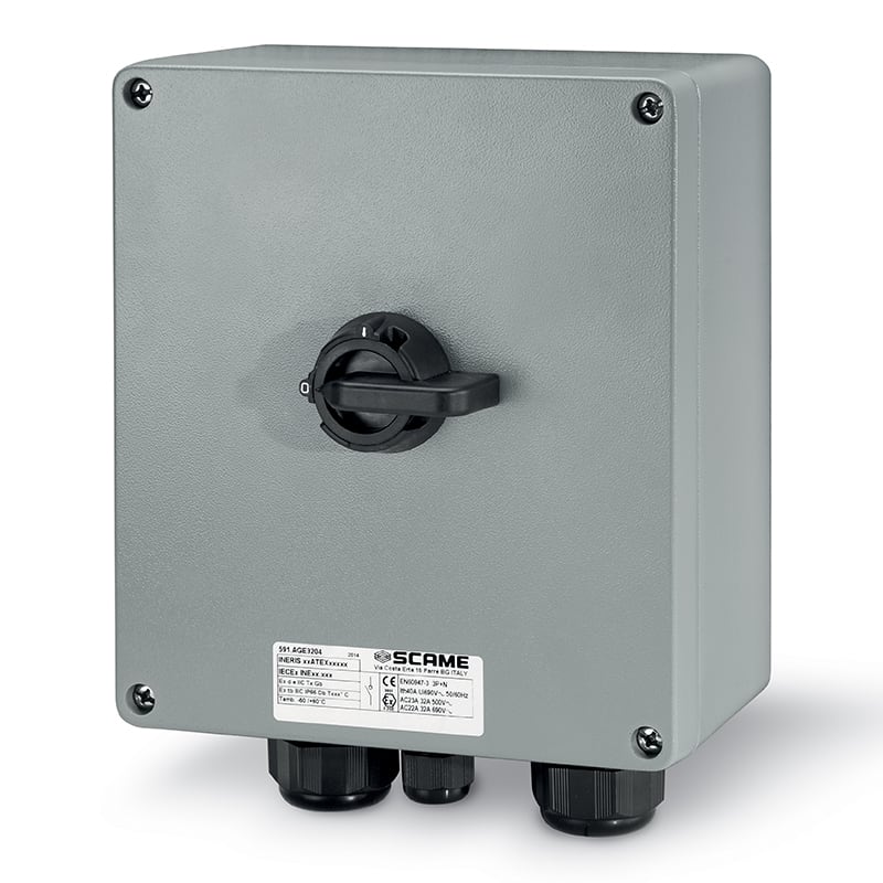SCAME PARRE - DISP. COM. GENERALE EX GD 3/4P 25A AL