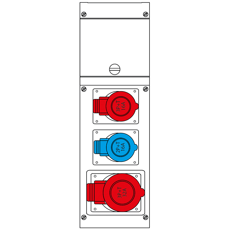 SCAME PARRE - QUADRO DISTR. PORTATILE BLOCK3