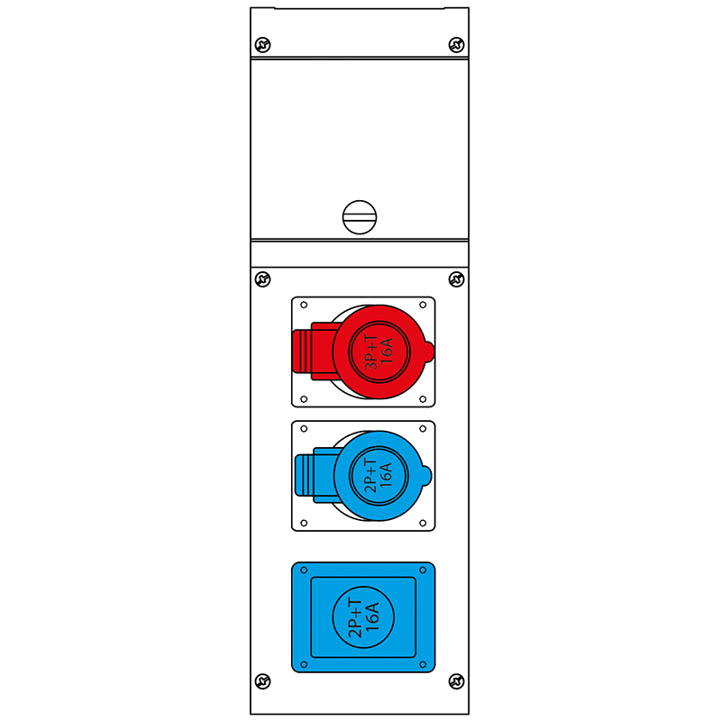 SCAME PARRE - QUADRO DISTR. PORTATILE BLOCK3