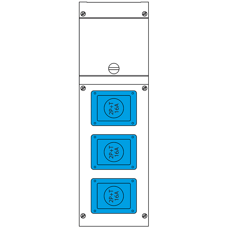 SCAME PARRE - QUADRO DISTR. PORTATILE BLOCK3