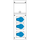 SCAME PARRE - QUADRO DISTR. PORTATILE BLOCK3