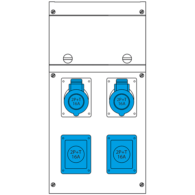 SCAME PARRE - QUADRO DISTR. PORTATILE BLOCK4
