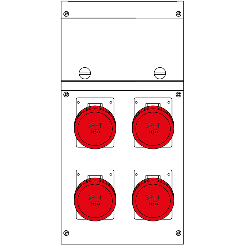 SCAME PARRE - QUADRO DISTR. PORTATILE BLOCK4