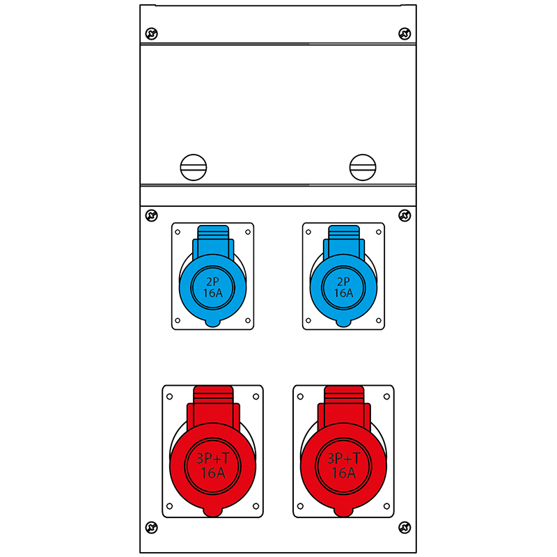 SCAME PARRE - QUADRO DISTR. DA PARETE BLOCK4