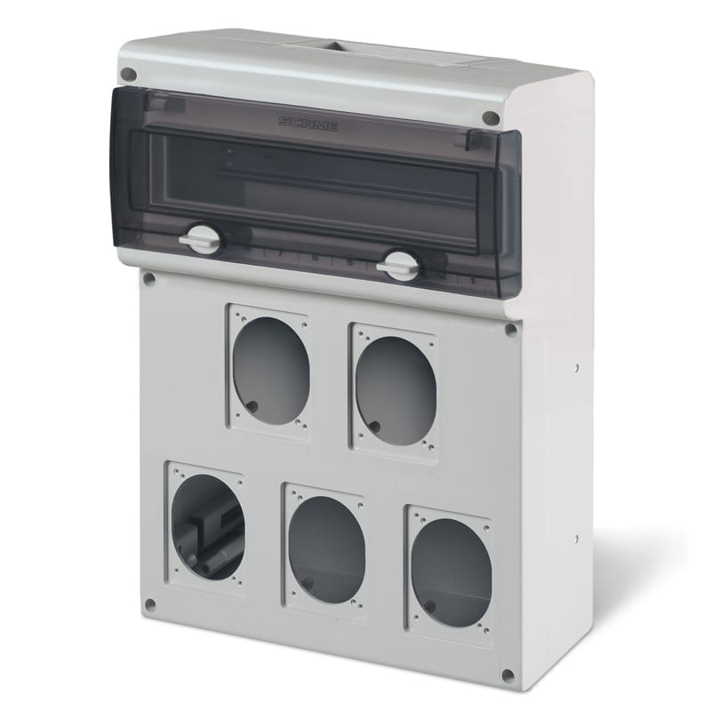 SCAME PARRE - QUADRO VUOTO BLOCK5 C/FORI X 5 PRESE