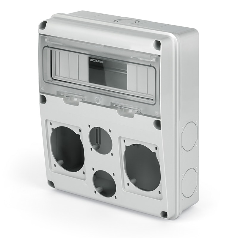 SCAME PARRE - QUADRO ENERBOX 11 DIN 2X16/32A-2XDOMO