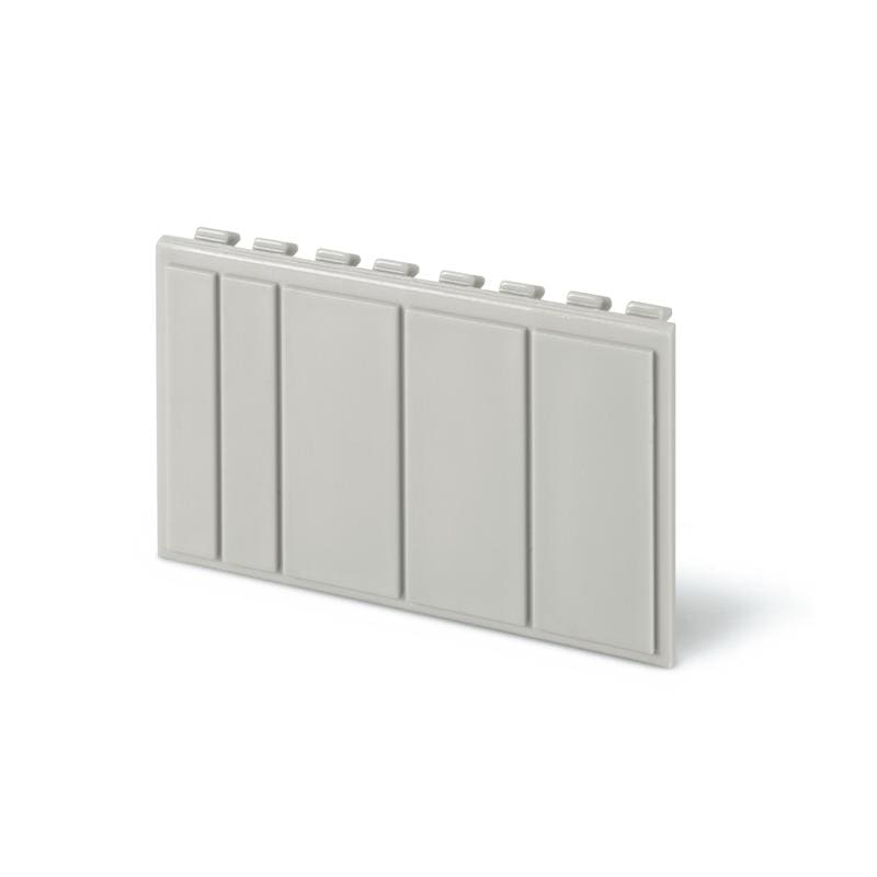 SCAME PARRE - MOSTRINA COPRIMODULI 4DIN 73X49MM GRIGIA