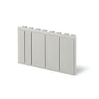 SCAME PARRE - MOSTRINA COPRIMODULI 4DIN 73X49MM BIANCA