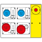 SCAME PARRE - MBOX2 CON SPINA+EMERGENZA  PR.C/FUSIBILI