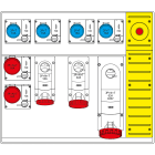 SCAME PARRE - MBOX5 MORSETTIERA+EMERGENZA PRESE C/FUS.