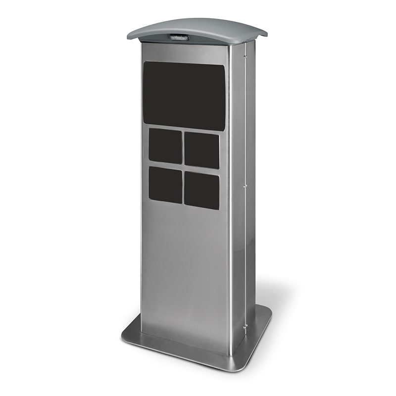 SCAME PARRE - COLON.INOX KIOSK DOMINO 4   VUOTA