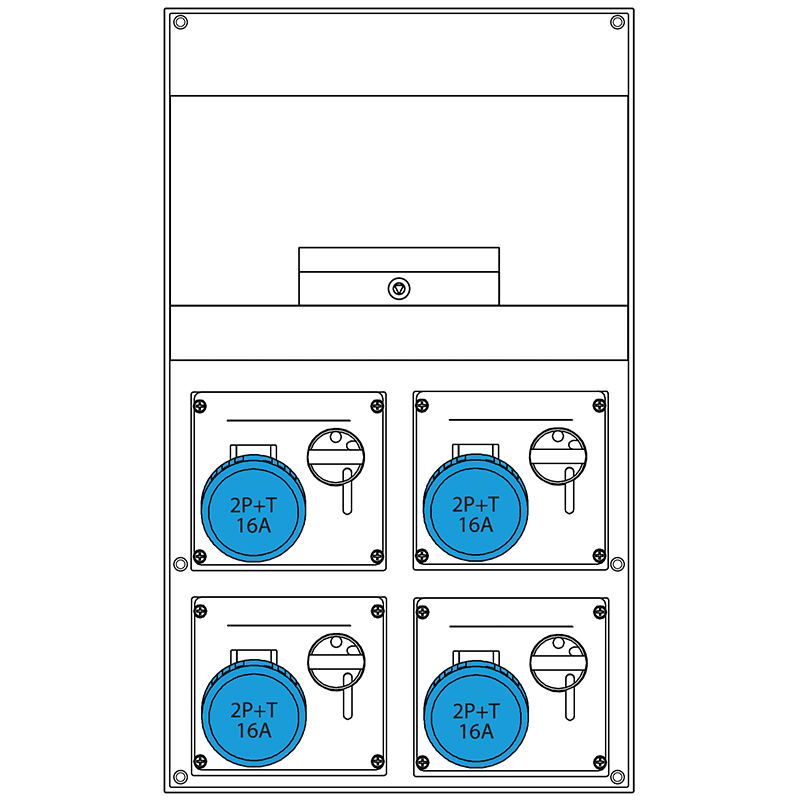 SCAME PARRE - QUADRO DISTRIBUZIONE DOMINO 550  IP66
