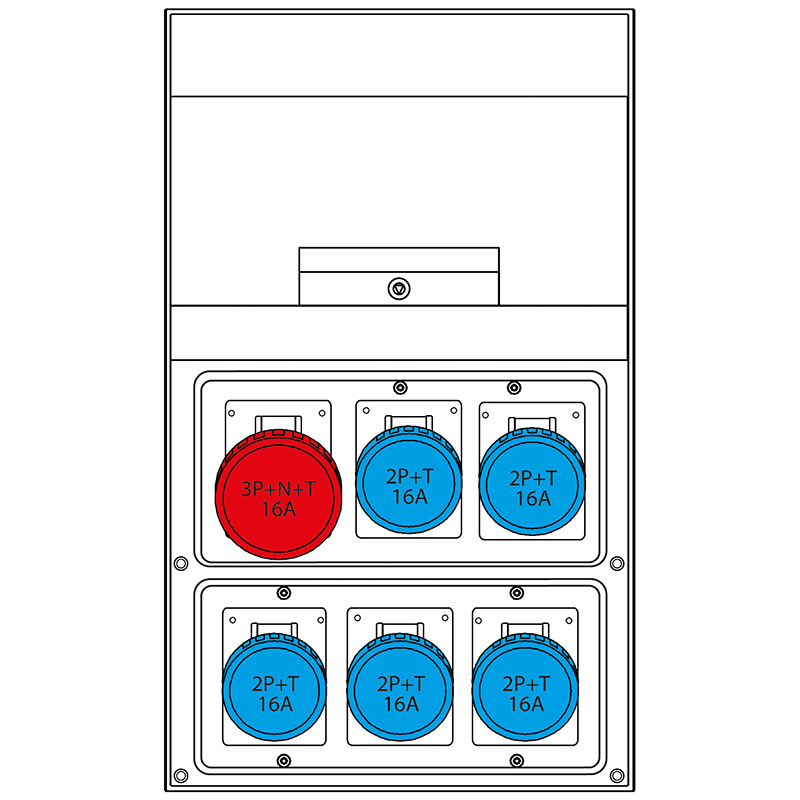 SCAME PARRE - QUADRO DISTRIBUZIONE DOMINO 550  IP66