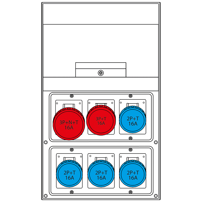 SCAME PARRE - QUADRO DISTRIBUZIONE DOMINO 550  IP66