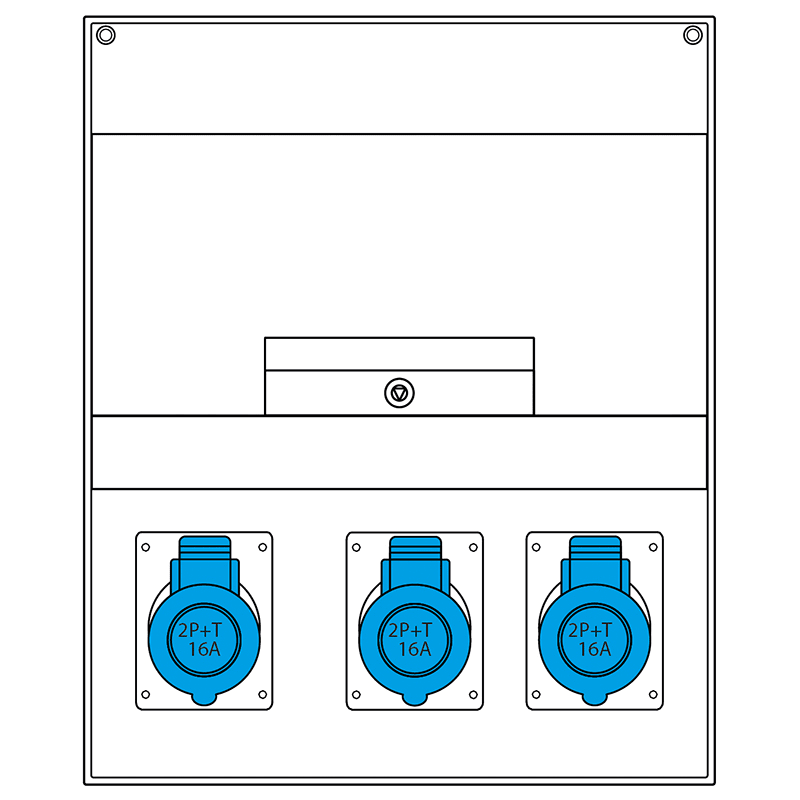 SCAME PARRE - QUADRO DISTRIBUZIONE DOMINO 400  IP44