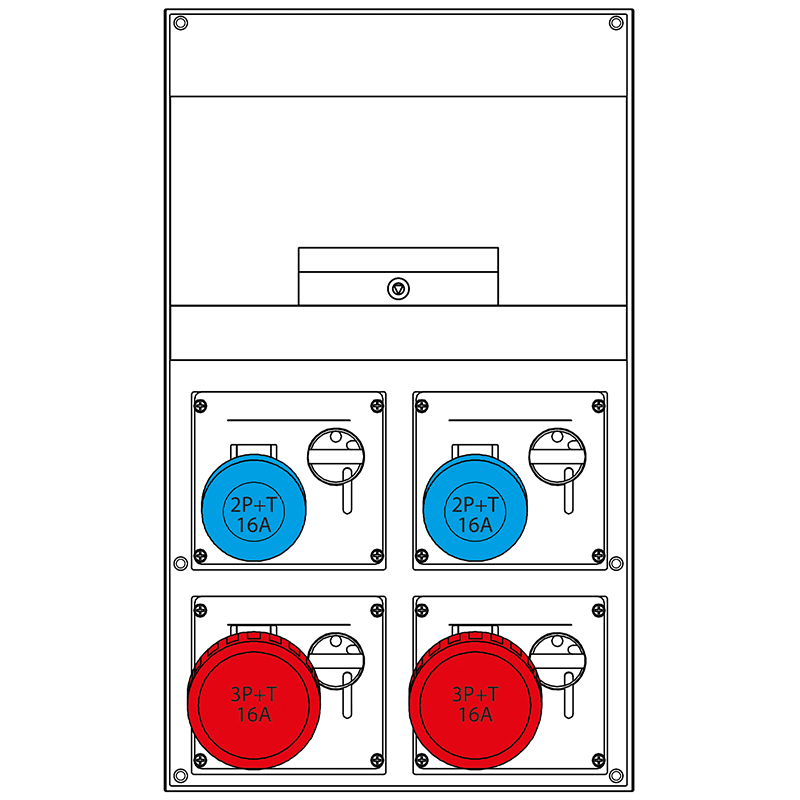 SCAME PARRE - QUADRO DISTRIBUZIONE DOMINO 550  IP44