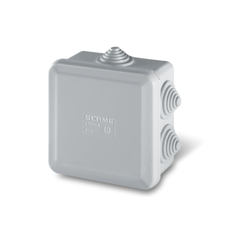 SCAME PARRE - SCATOLA DER. 80X 80 C/PAS.IP55