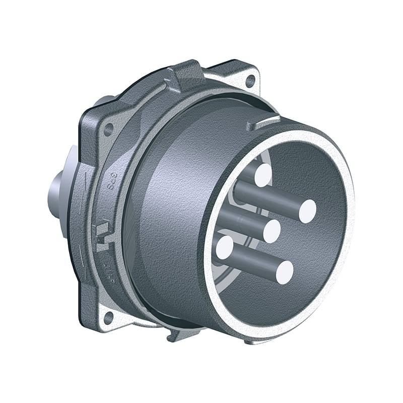 SCAME PARRE - SPINA DA INCASSO 250A 3P+N+T 6H IP66