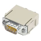 SCAME PARRE - MODULO HAN D SUB MASCHIO 9 POLI 50V