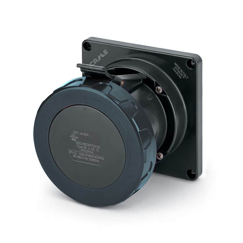 SCAME PARRE - PRESA FISSA 100A 3P 4W 5H IP67 3D600V