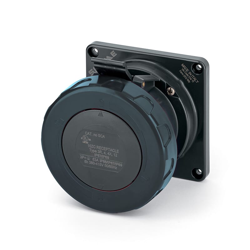 SCAME PARRE - PRESA FISSA 60A 3P 4W 5H IP67 3D600V