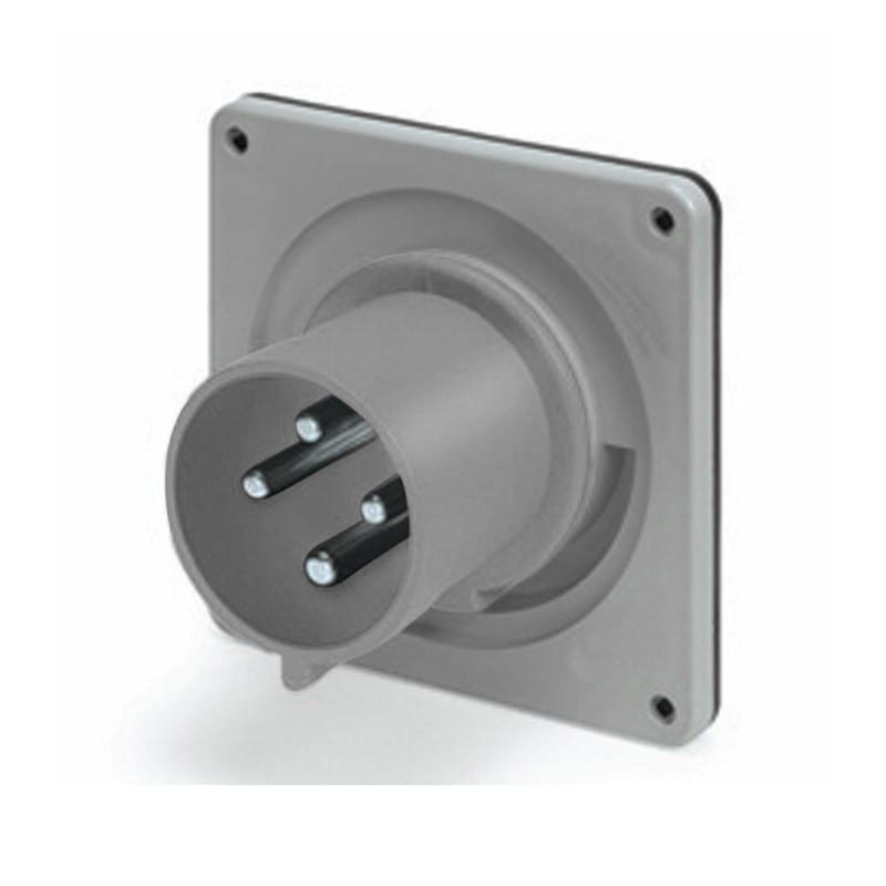 SCAME PARRE - SPINA DA INCASSO 30A 2P 3W 5H IP44 277V