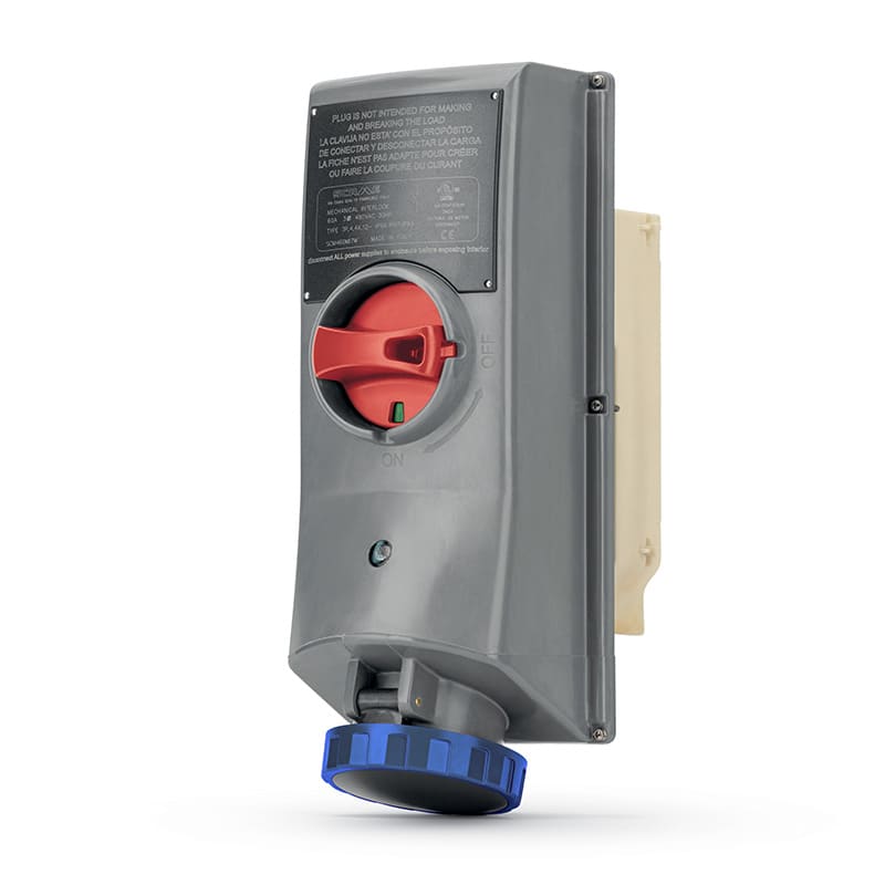 SCAME PARRE - PRESA INTERBL. 60A 2P 3W 6H