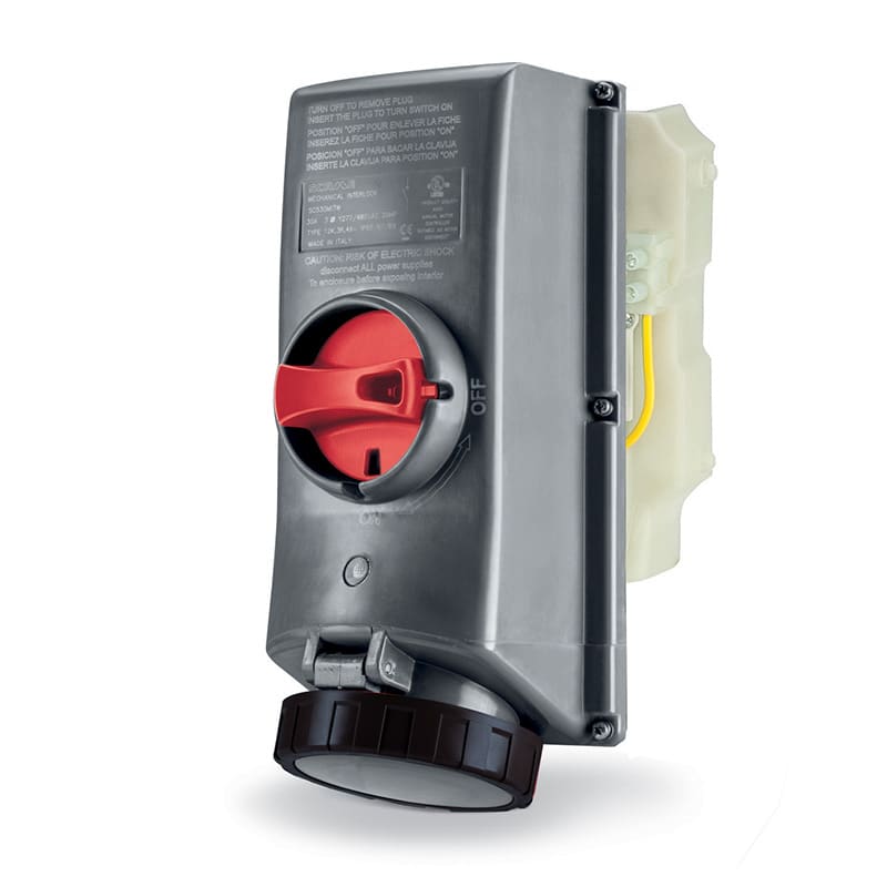 SCAME PARRE - PRESA INTERBL. 30A 3P 4W 5H