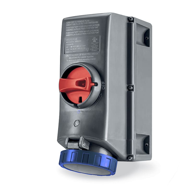 SCAME PARRE - PRESA INTERBL. 30A 3P 4W 9H