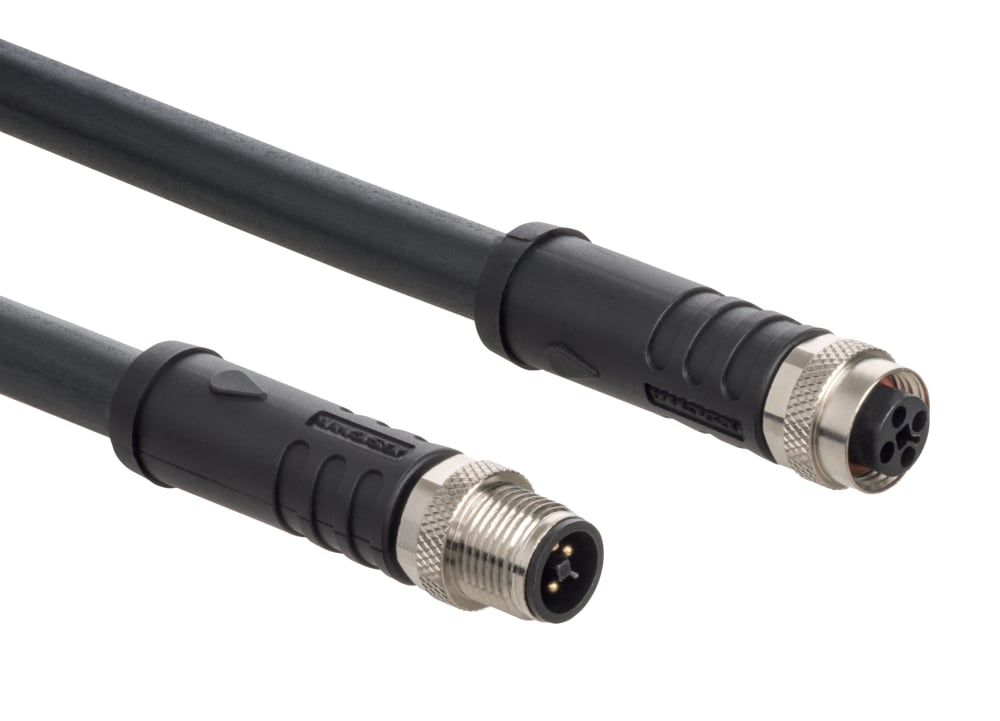 SCHMERSAL - V-SK4P-M12P-S-G-10M-BK-2-X-T-4