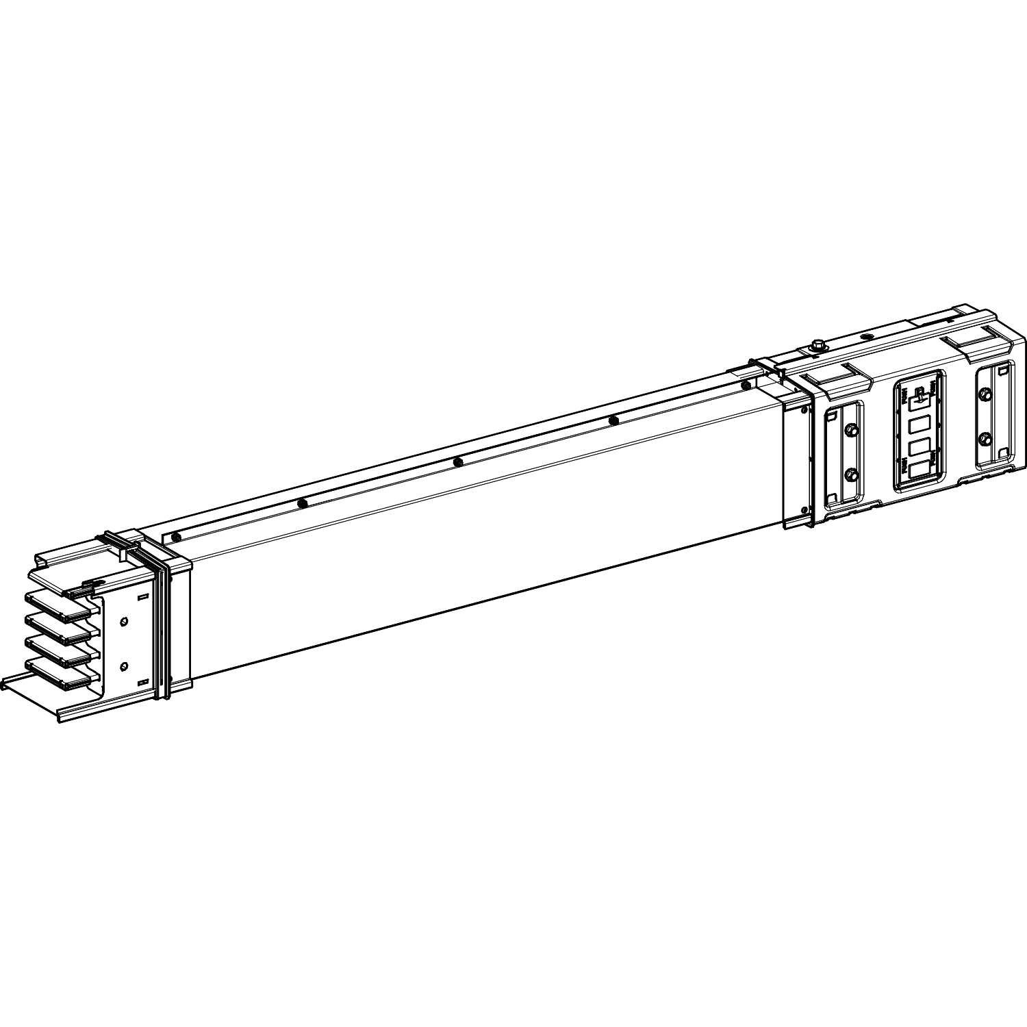 SCHNEIDER ELECTRIC - Elemento rettilineo 1000a da 0,5 a 1,995m