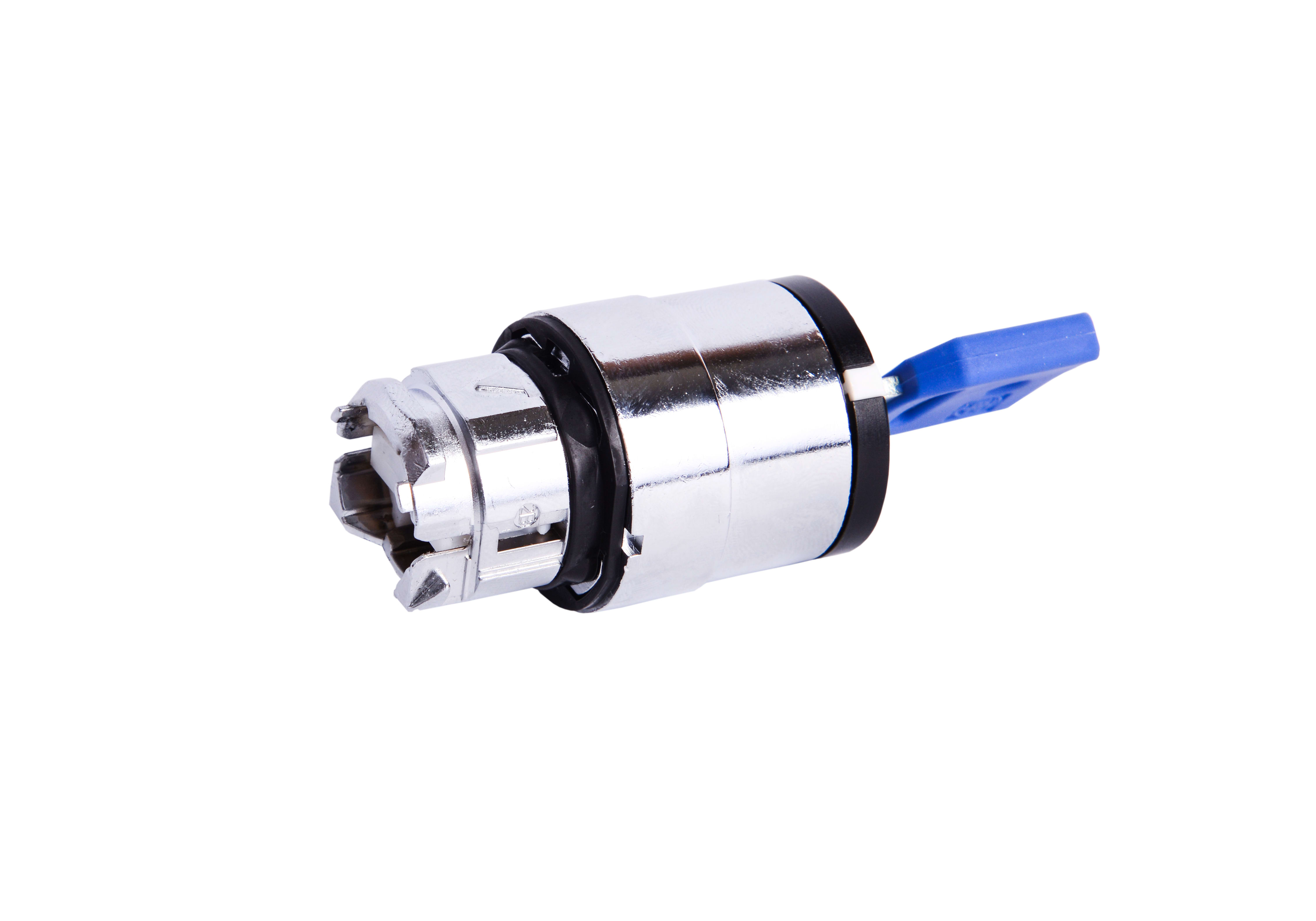 SCHNEIDER ELECTRIC - Testa selettore a chiave Ø 22 - 2 posizioni- chiave azzurra - estrazione chiave a sinistra