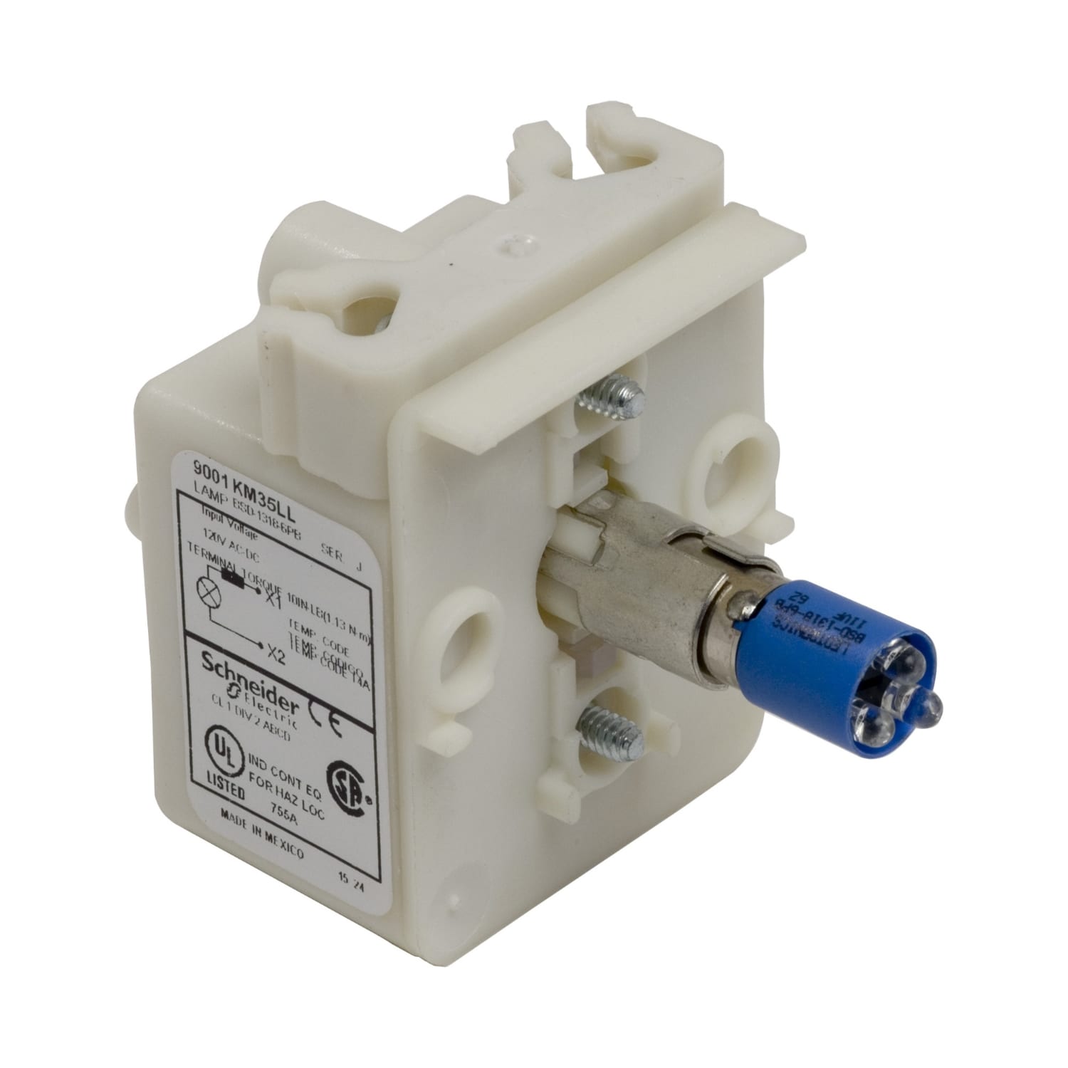 SCHNEIDER ELECTRIC - ELEMENTO LUMINOSO LED BLU 24-28V