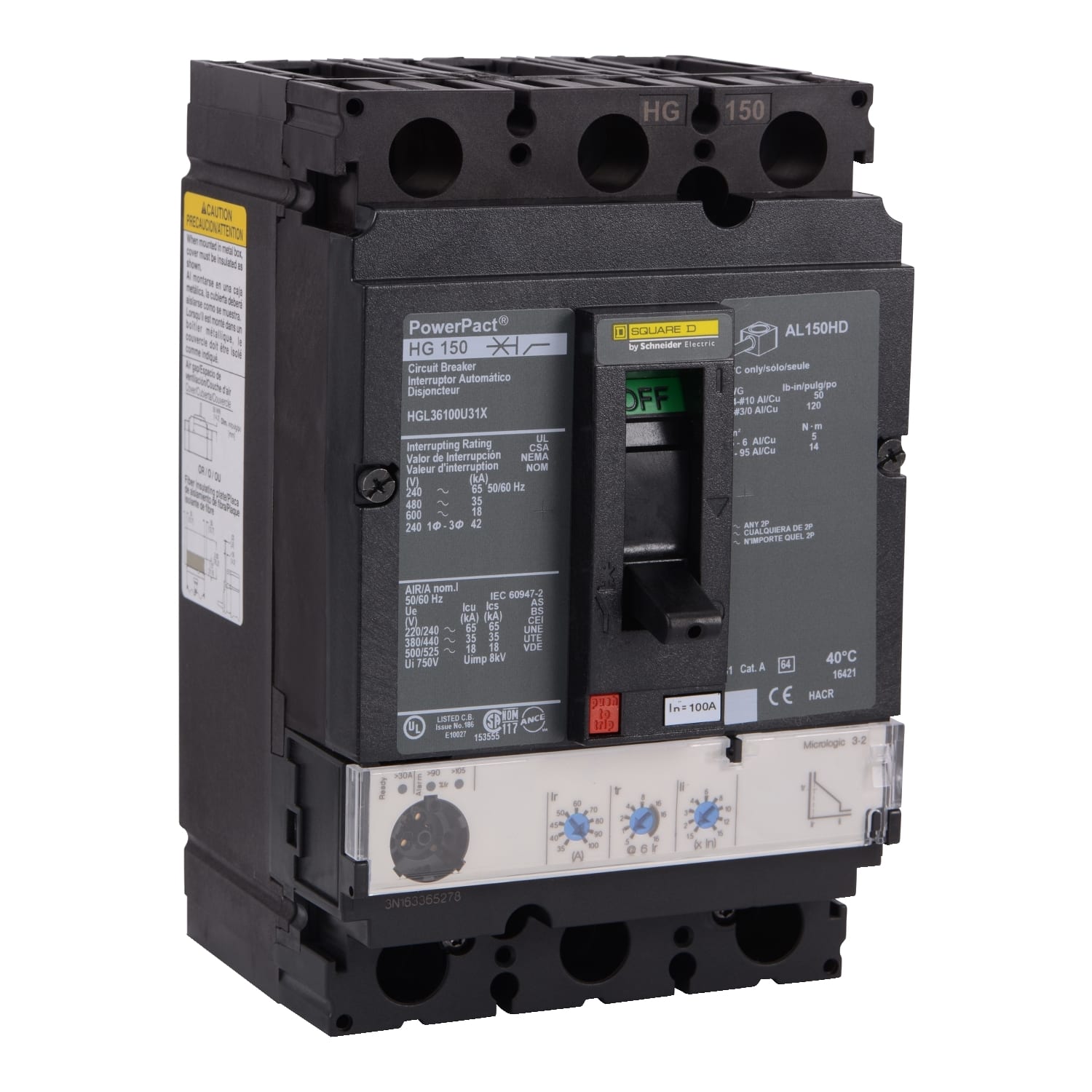 SCHNEIDER ELECTRIC - INTERRUTTORE AUTOMATICO SQD