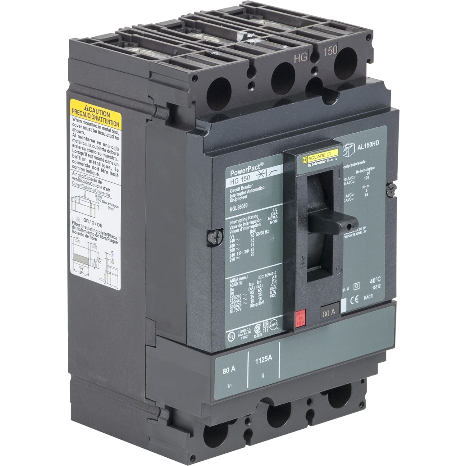 SCHNEIDER ELECTRIC - INTERRUTTORE SQD 125 A