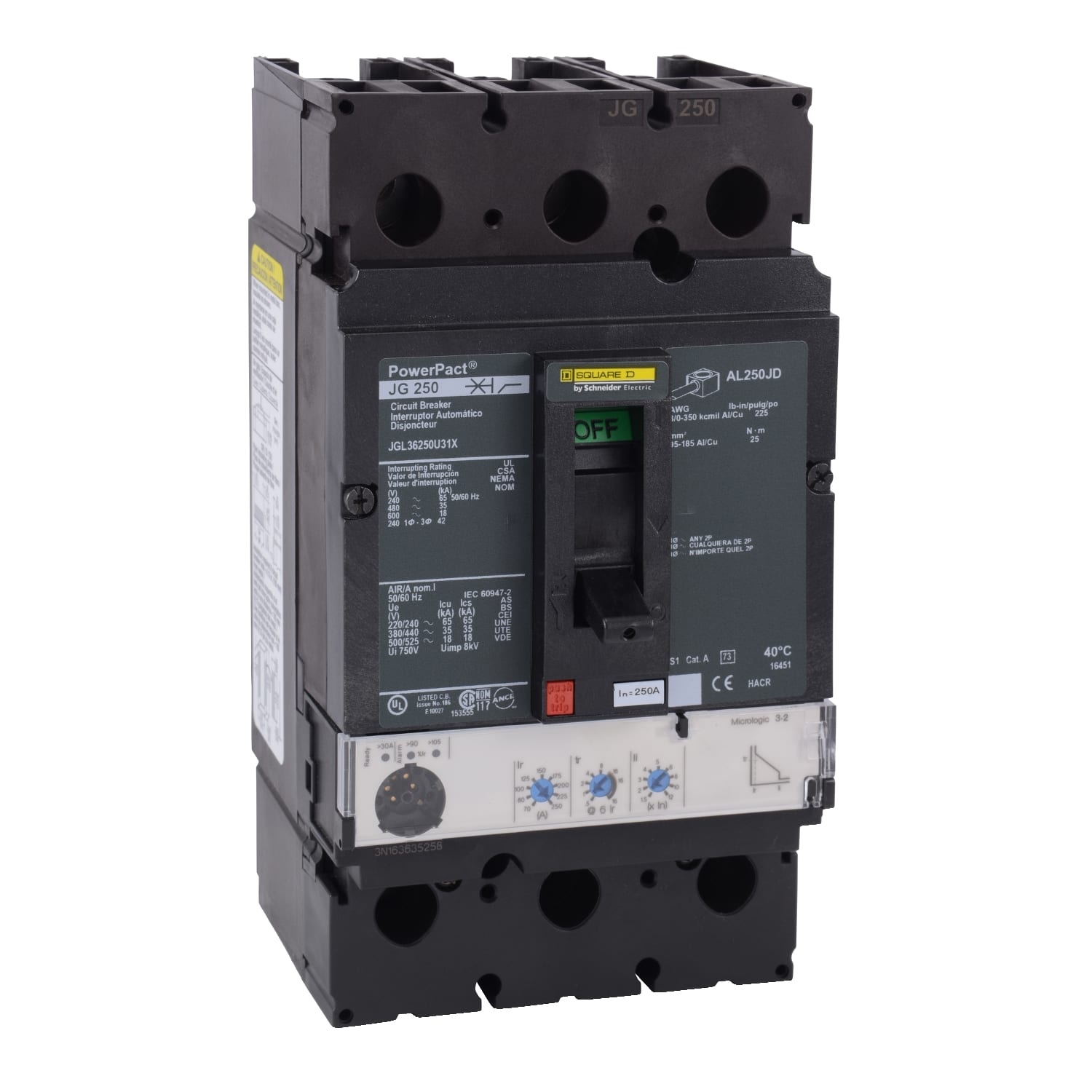 SCHNEIDER ELECTRIC - INTERRUTTORE AUTOMATICO SQD