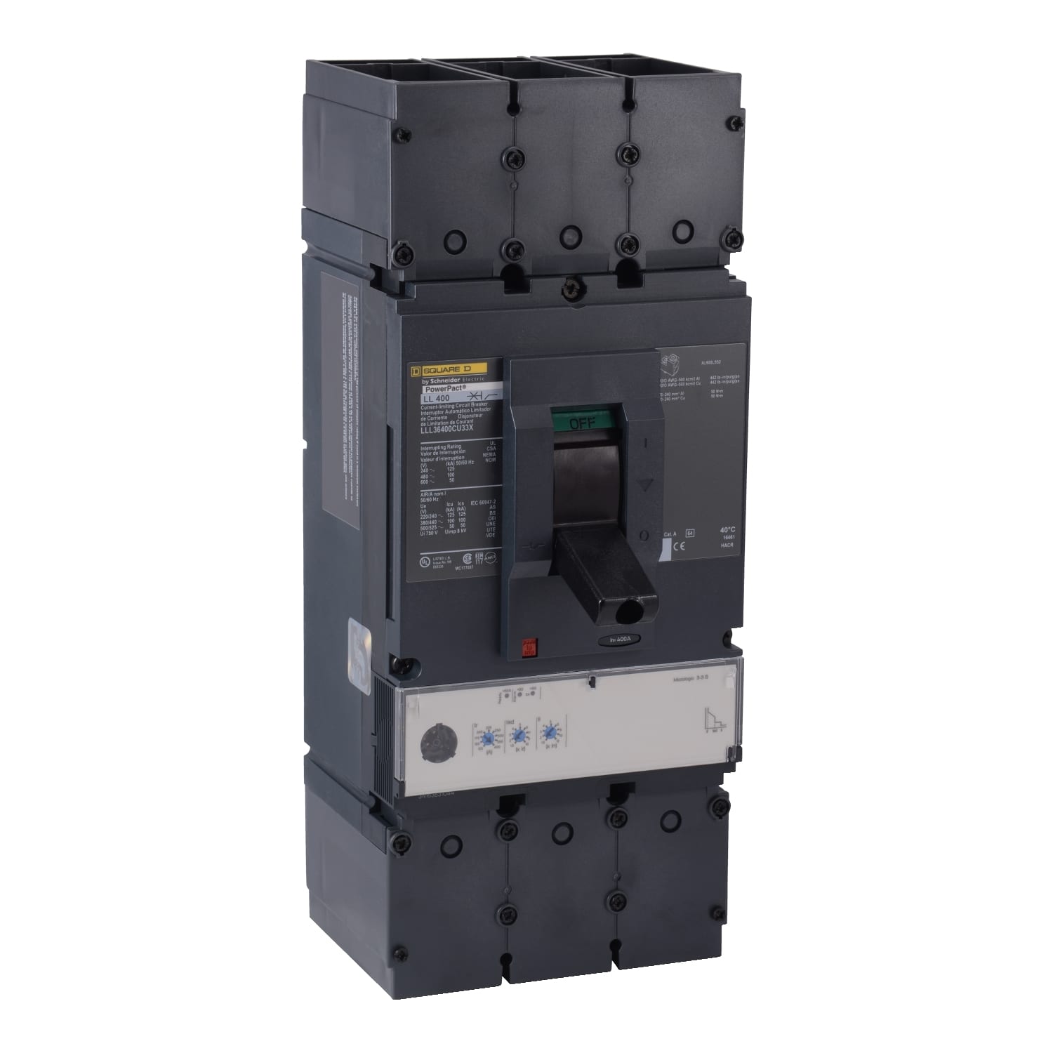 SCHNEIDER ELECTRIC - MOLDED CASE CIRCUIT BREAKER 600V 400A