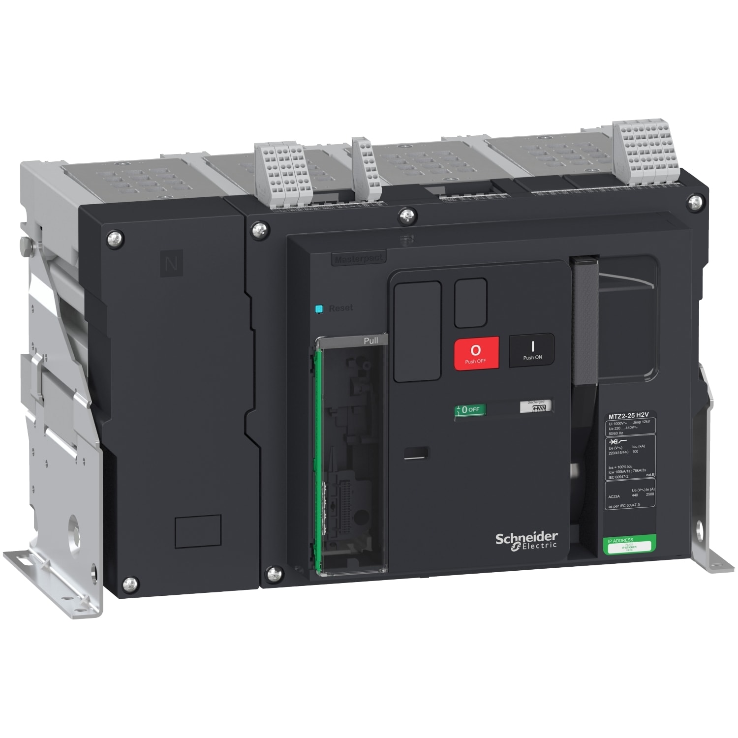SCHNEIDER ELECTRIC - MTZ2 25 H2V 4P FISSO SENZA MICROLOGIC