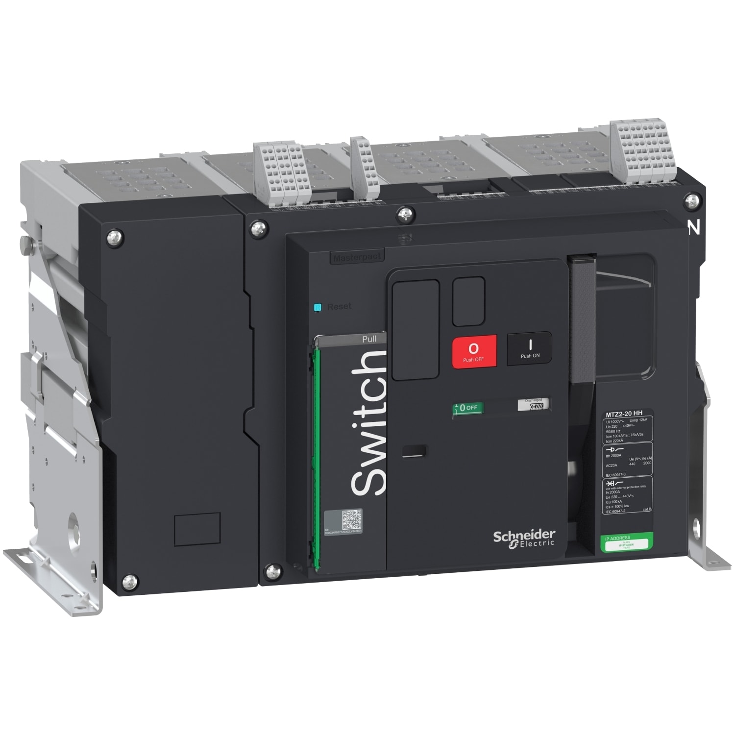 SCHNEIDER ELECTRIC - MTZ2 20 HH 4P FISSO N DX