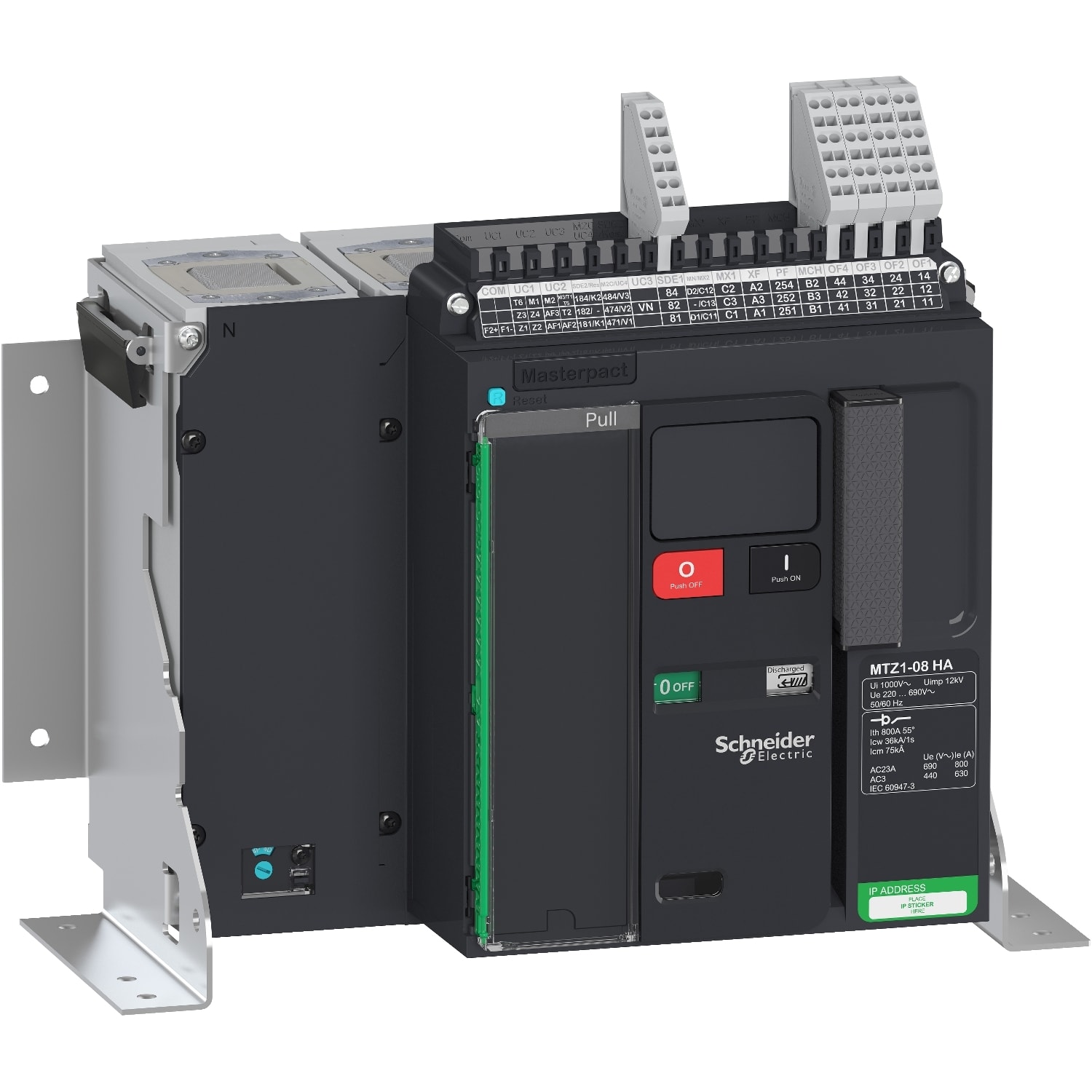 SCHNEIDER ELECTRIC - MTZ1 08 HA 4P FISSO