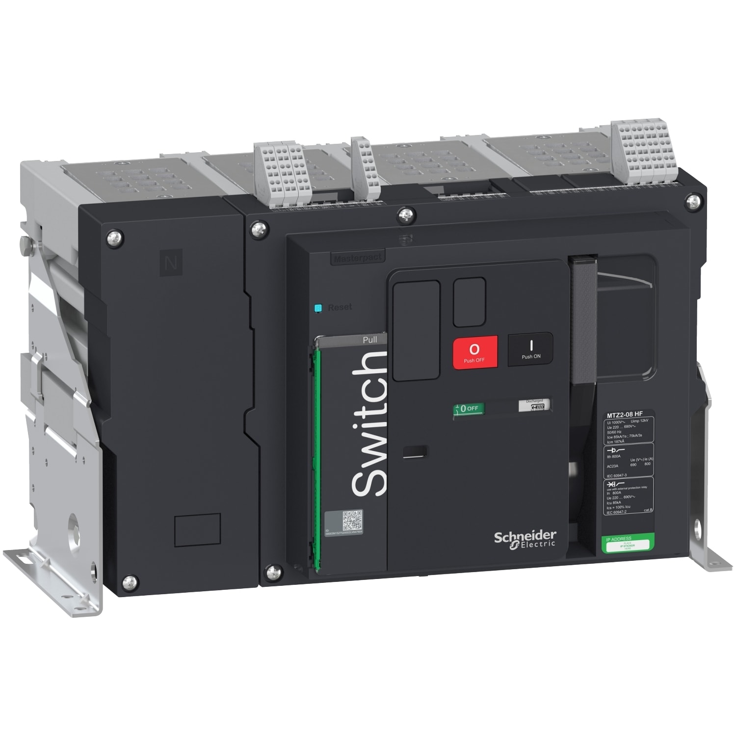 SCHNEIDER ELECTRIC - MTZ2 08 HF 4P FISSO