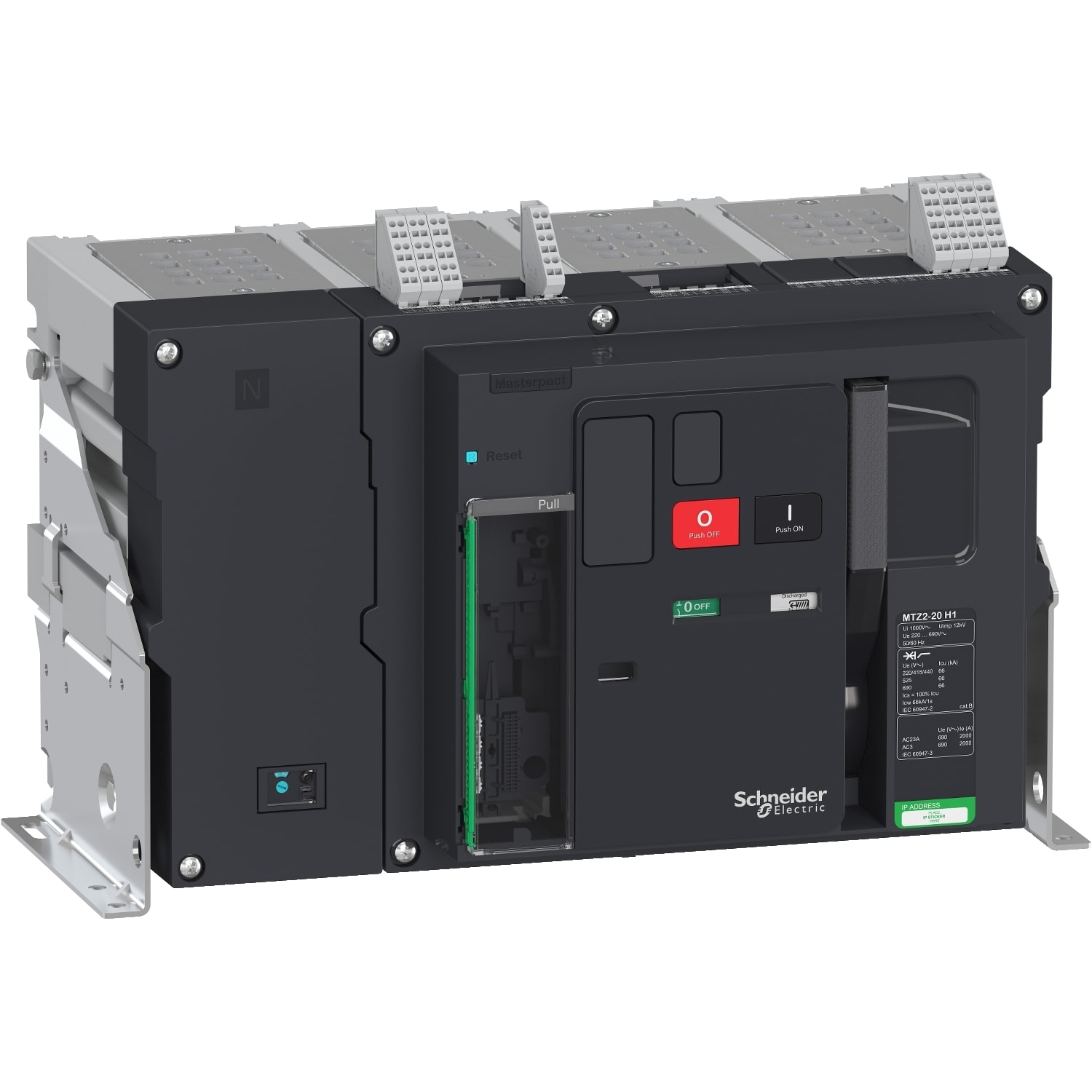 SCHNEIDER ELECTRIC - MTZ2 20 H1 4P FISSO SENZA MICROLOGIC