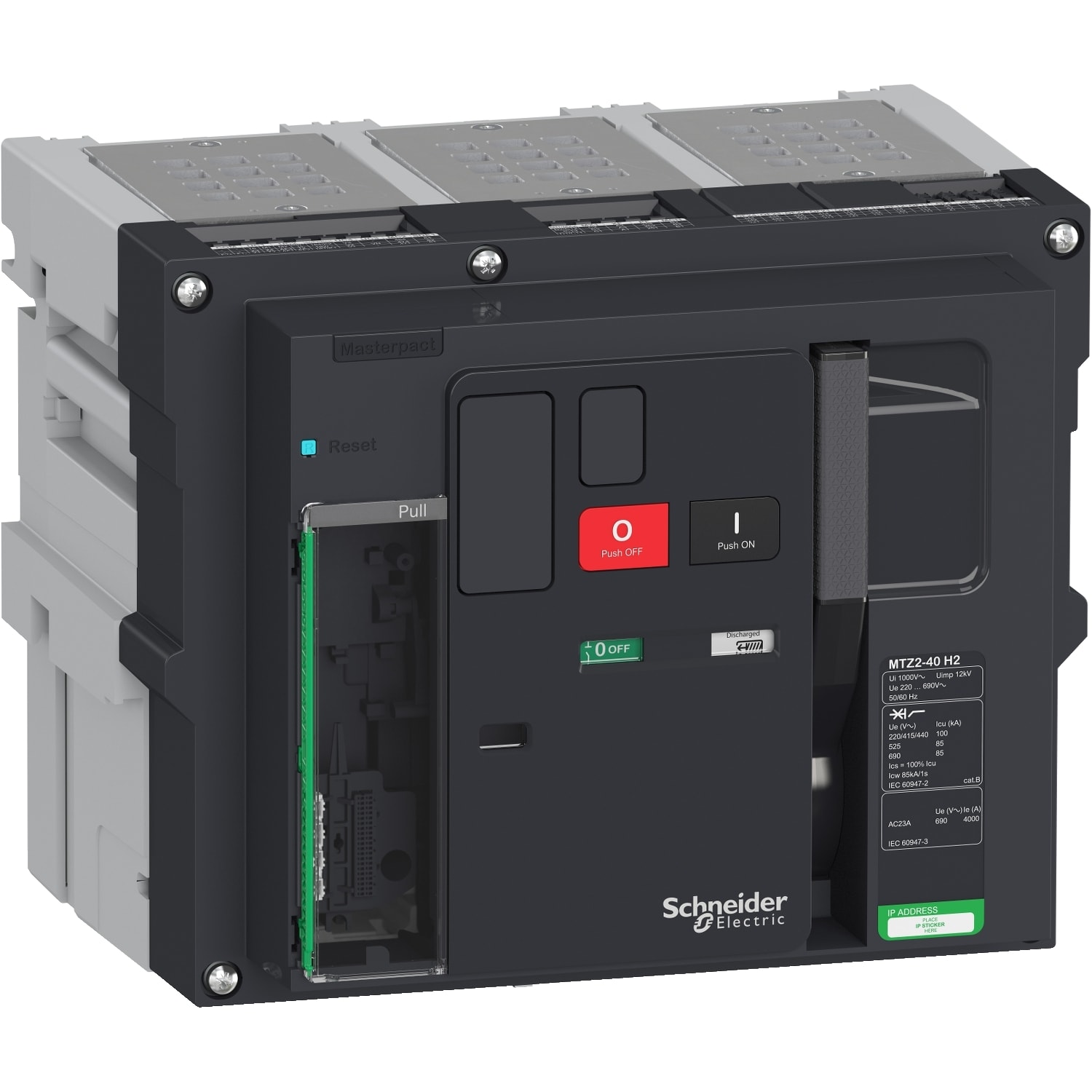 SCHNEIDER ELECTRIC - MTZ2 40 H2 3P ESTR SENZA MICROLOGIC