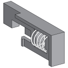 SCHNEIDER ELECTRIC - BLOCCO INSERZ PORTA APERTA MTZ2-3
