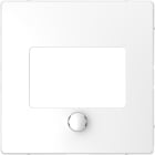 SCHNEIDER ELECTRIC - Placca per unità controllo temperatura con touch, bianco loto, System Design