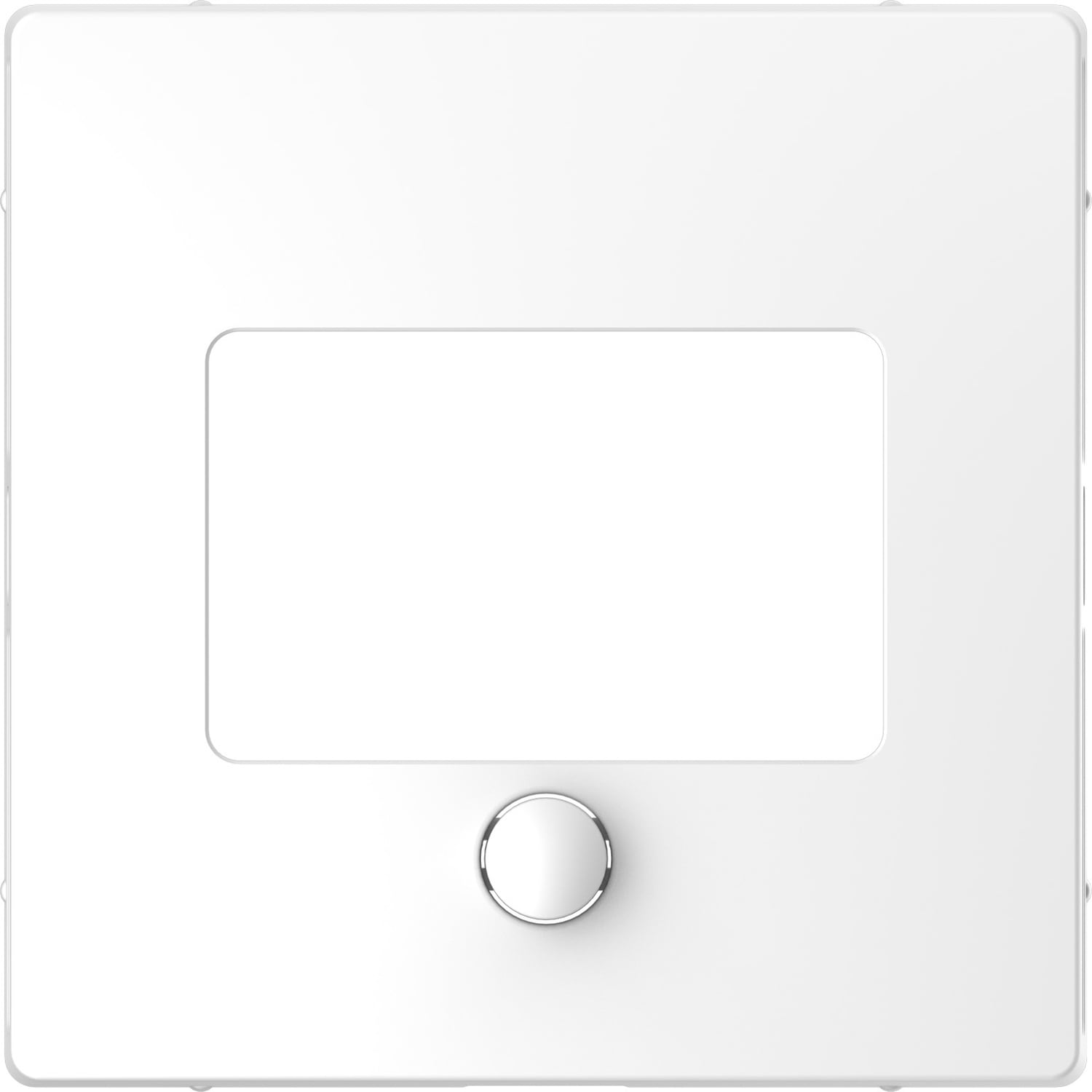 SCHNEIDER ELECTRIC - Placca per unità controllo temperatura con touch, bianco loto, System Design