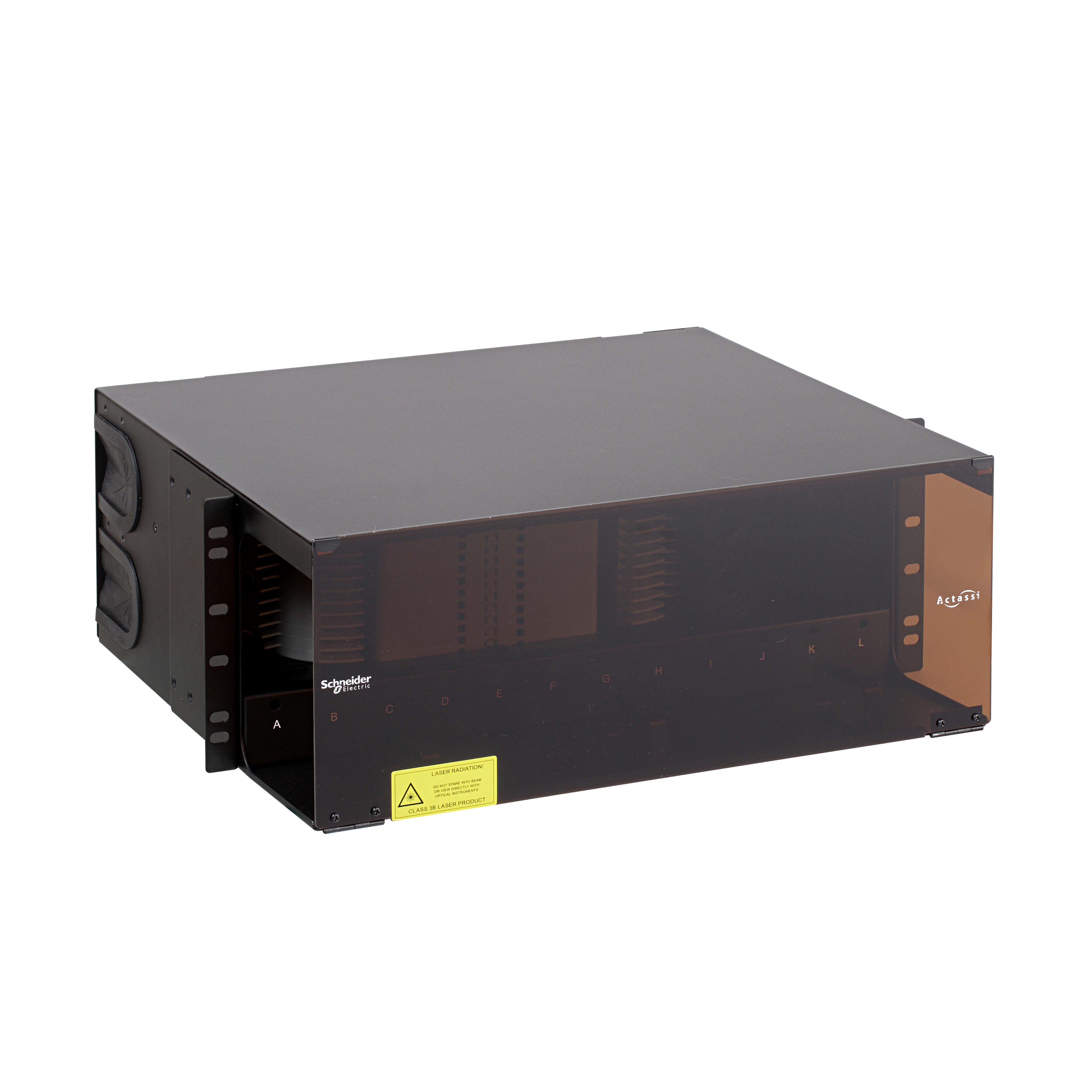 SCHNEIDER ELECTRIC - Pannello Fibra ottica Alta densità, 4U, fino a 12 piastre, fornito vuoto