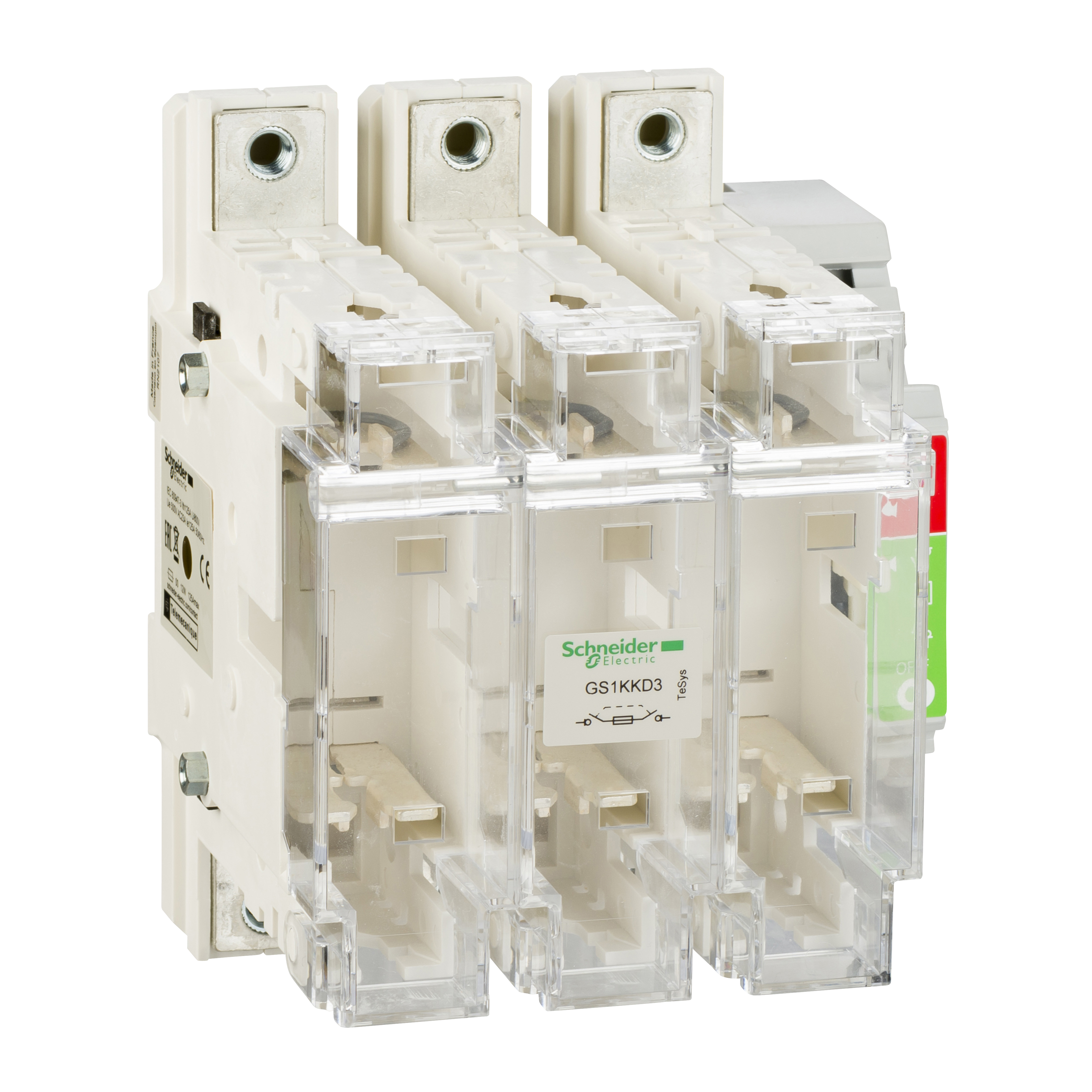 SCHNEIDER ELECTRIC - Corpo int. sez. con fusibile GS1 - TeSys GS - 3 poli - DIN - 125 A