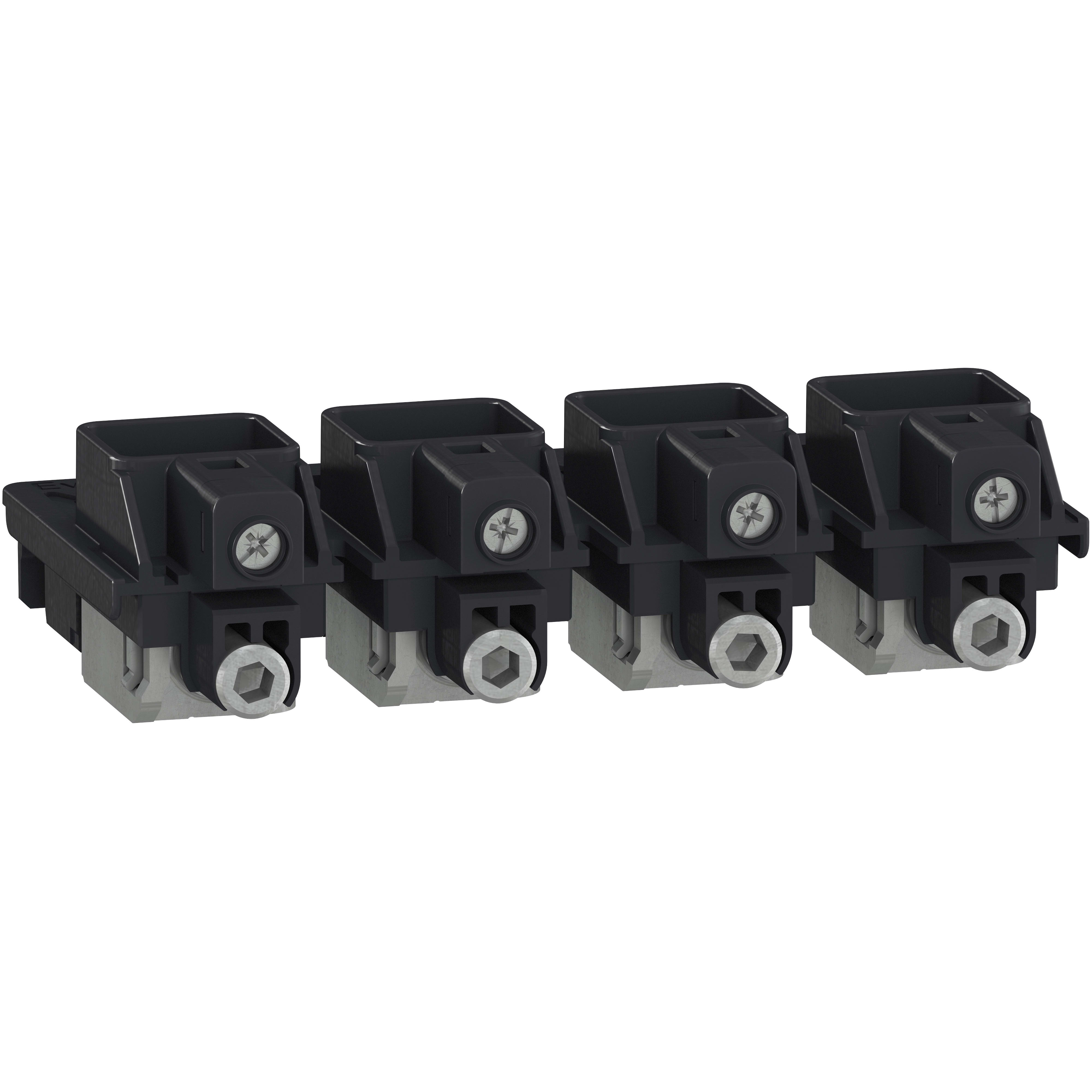 SCHNEIDER ELECTRIC - EverLink connector with control wire terminal for 4P